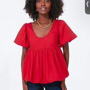 Hyacinth House Tuckernuck Poplin Top
